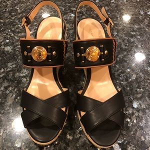 Tommy Hilfiger Open Toe Espadrille Sandals Sz 10